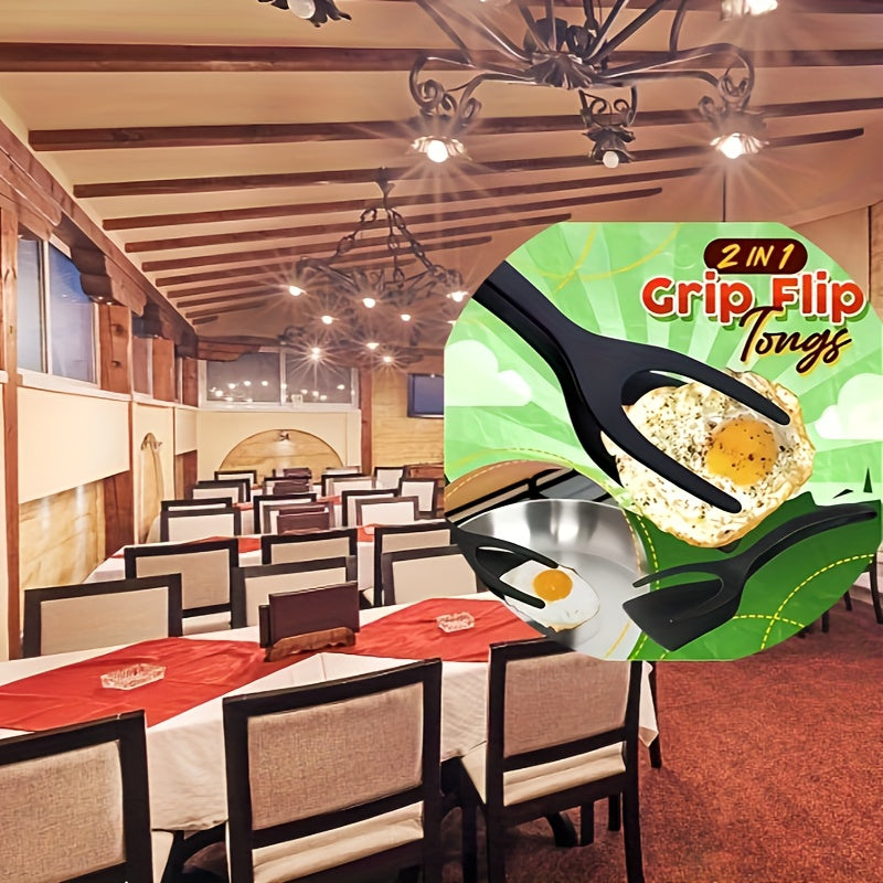 FlipGrip™ - 2 in 1 Spatula Tongs
