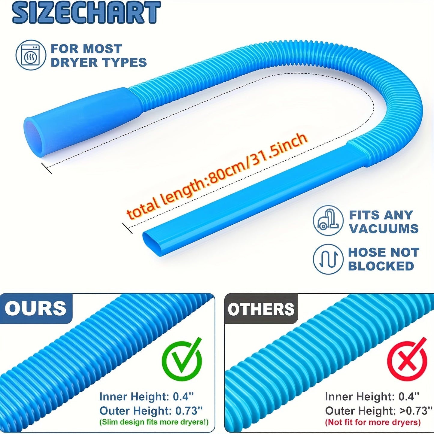Dryer Vent Vacuum Hose