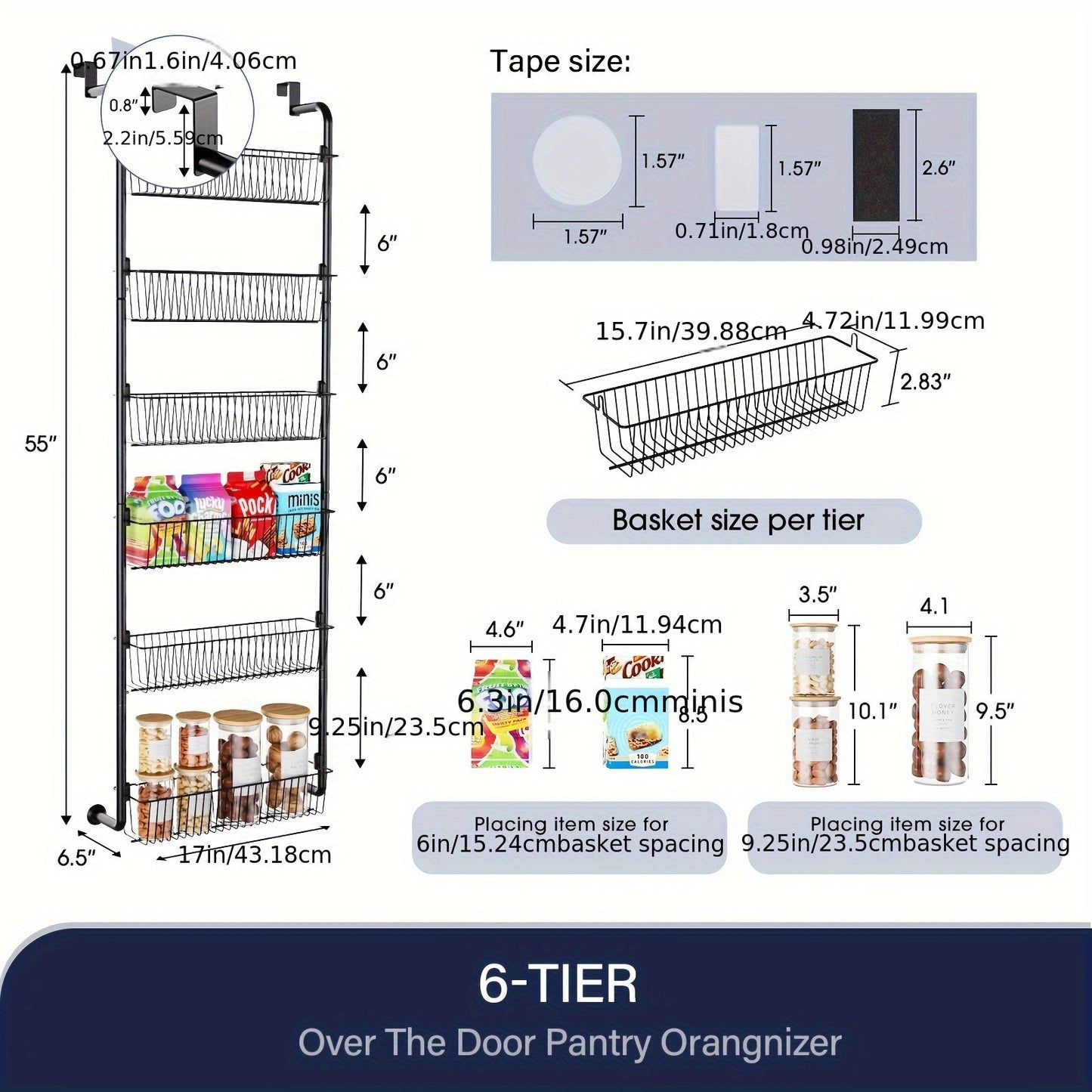 Over the Door Pantry Organizer