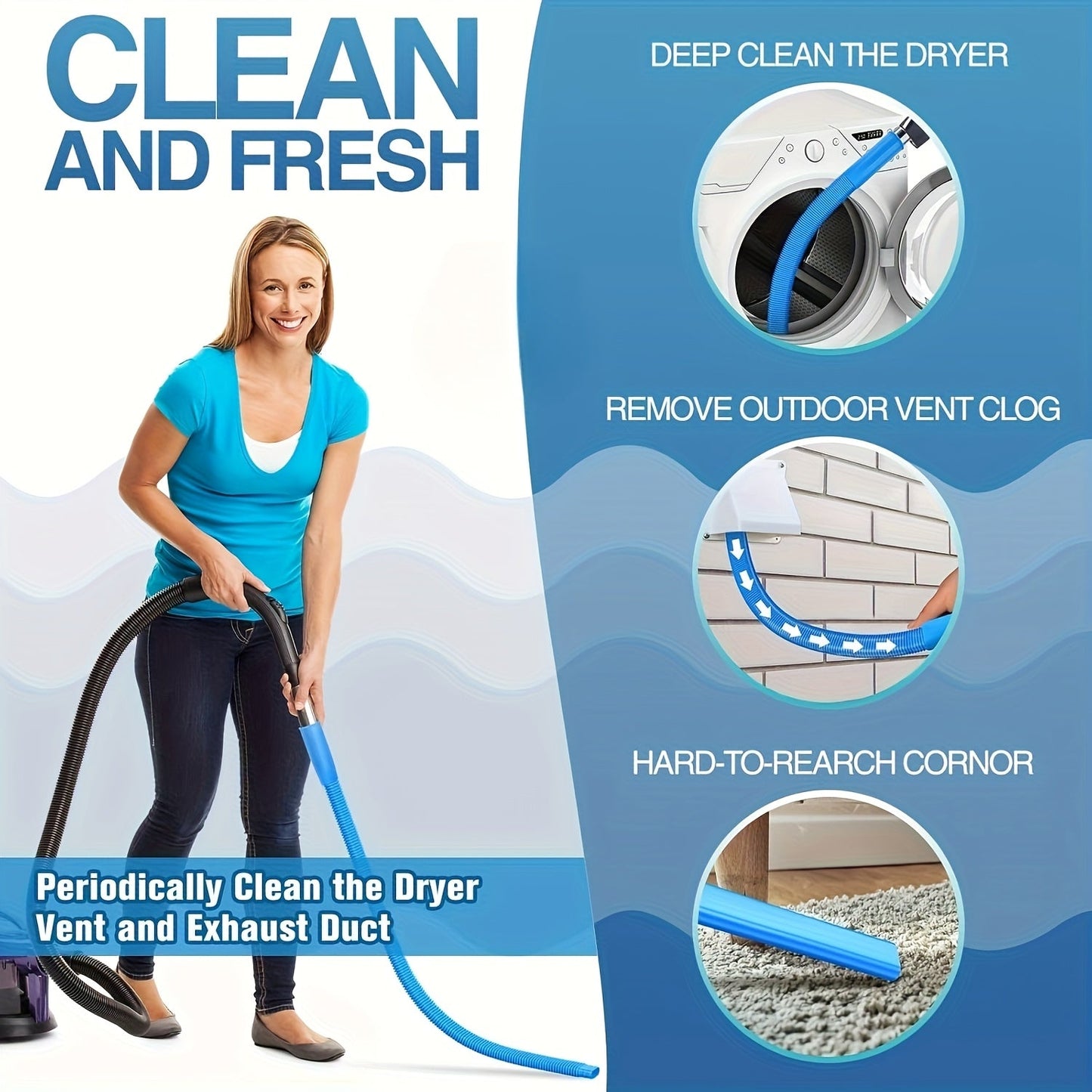 Dryer Vent Vacuum Hose